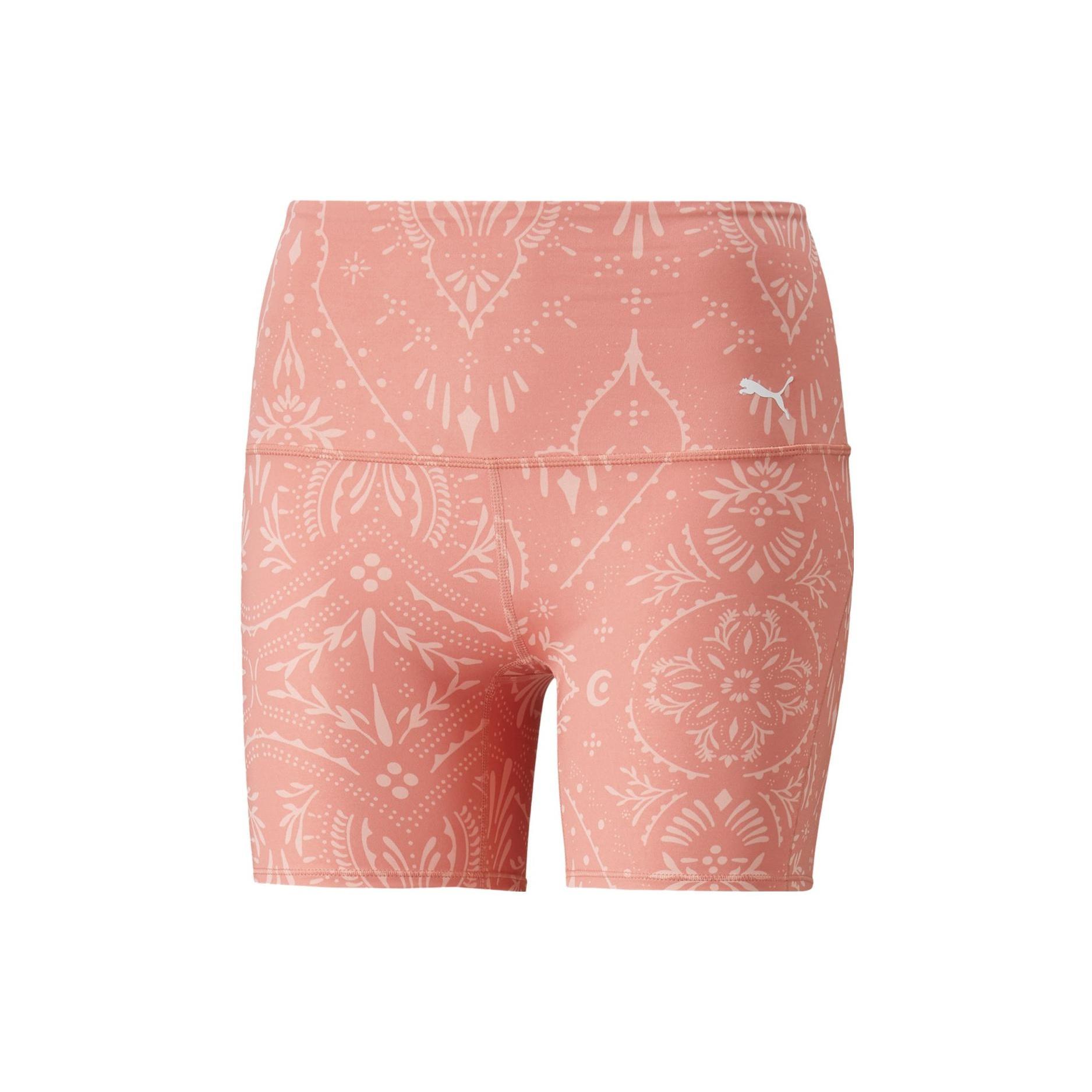 (WMNS) PUMA Studio Printed 5 Inch Training Legging Short Rosette Women s 521591-24 XL