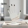 Hand-shaped Ring Stand Hand Shape Holder, 2D Wooden Jewelry Display for 3D Texture Rack Rings Necklace, Minimalist Dresser Decor, Decorative