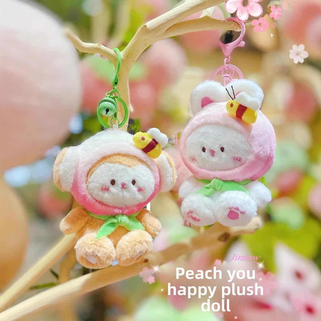 Adorable Rabbit Plush Bag Charm With Soft Plush Fabric For Travel Accessories