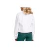Under Armour Unstoppable Solid Fleece 1/4 Zip Short Sports Hoodie Women Hoodies White 1379844-100
