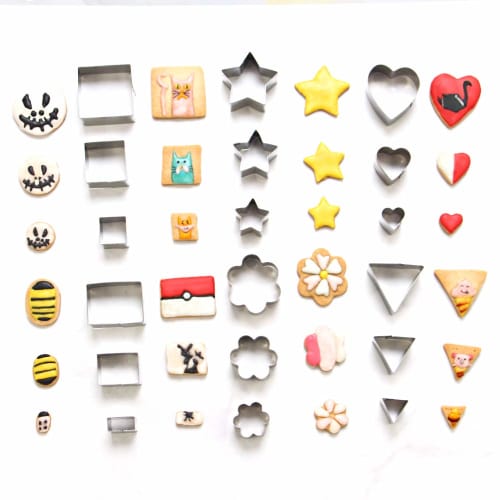 ShengHai Cookie Molds, DIY Baking Tools, Food Grade Stainless Steel Cookie Cutters (Set of 24)