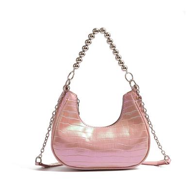 Sac en forme de croissant, Tendance et polyvalent, Sac de travail bandoulière, Sac original de luxe léger à porter sous l'aisselle, Sac à une épaule