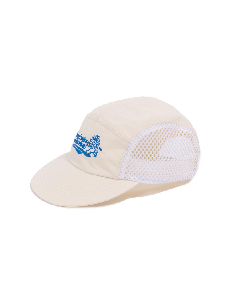 BIGWAVE COLLECTIVE Peace Runner'S Cap (Cream)