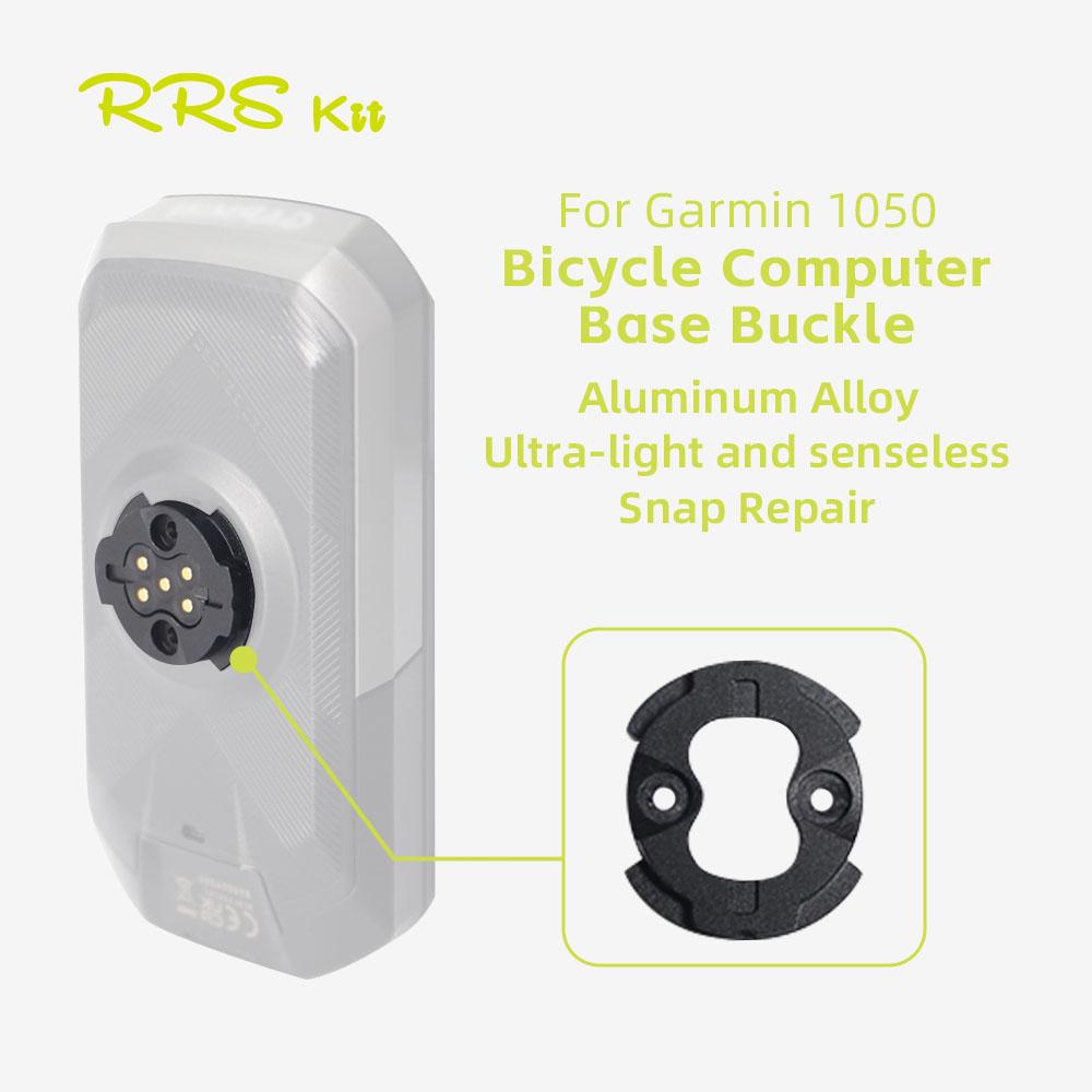 Rrskit Bicycle Aluminum Repair Parts Bicycle Computer Desk Speedometer Base Repair Parts For Garmin 1050 1