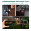 Icsee 9MP Wireless Triple-Lens Outdoor WiFi Camera with Triple-Screen Display.