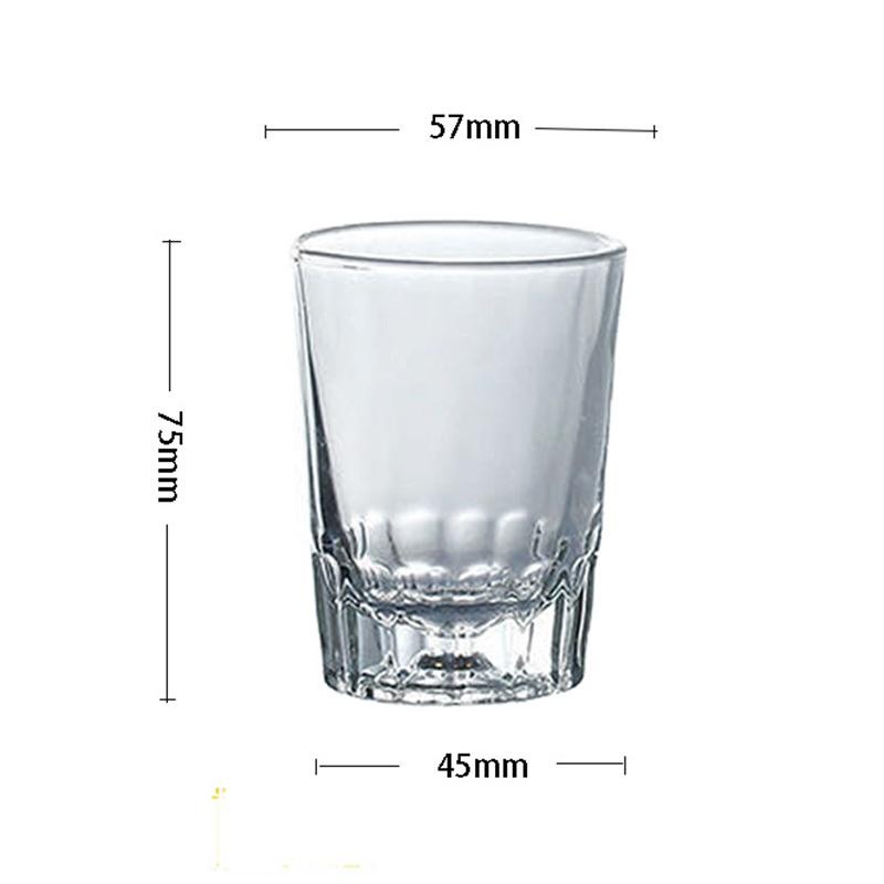 50ml/90ml/70ml Carved Glass Cup Luxury Baijiu Cup Thick Bottomed Vodka Glass Spirits Cup Exquisite Wine Glass Party Glassware