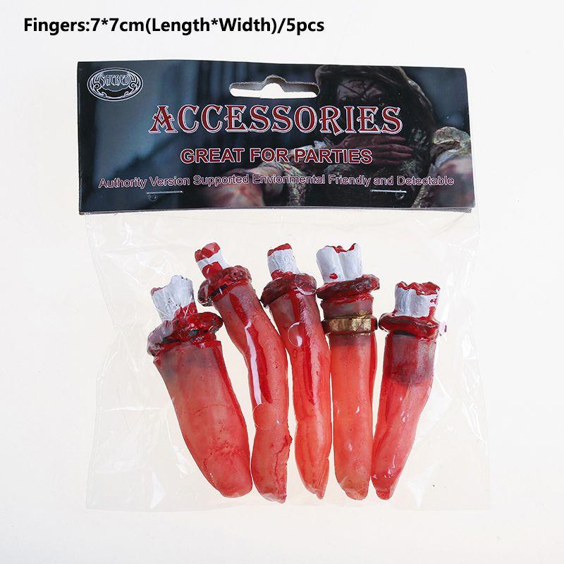 

Поддельное тело Хэллоуин Части Украшение Страшный реквизит Реалистичная отрубленная рука Кисть Вечеринка Fingers