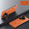 Metal Lens Holder Kickstand Frameless Magnetic Case For HUAWEI Pura 80 70 Pro Plus Solid Ultra Thin Matte Skin Hard PC Cover