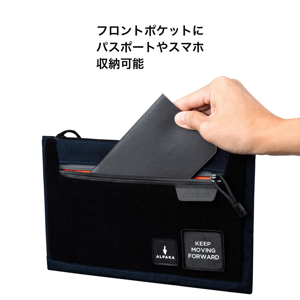 ALPAKA ZIP POUCH MAX V2 - JAPAN EDITION Shoulder Bag, Sling Bag, Handbag, Large Wallet, Organizer, Detachable Strap, Decorative Felt Pad,