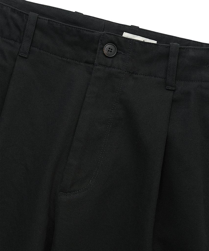 Leopeusaideu Brushed Slob Pants Black