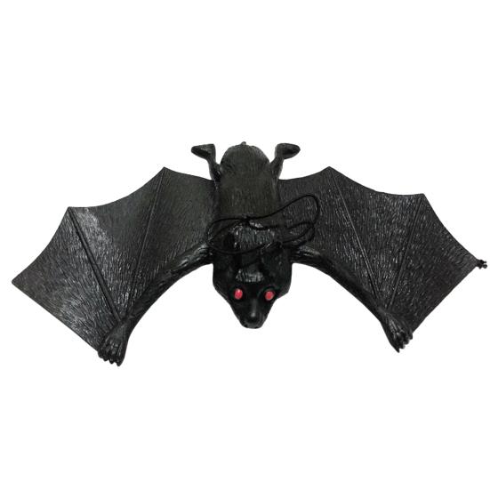 Simulation Animal Toy Eco-friendly Realistic Looking TPR Rubber Hanging Simulation Bats Trick Toy for Home