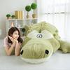 Extra Large Crocodile Stuffed Animallarge Cute Crocodile Body Pillowgiftfluffy Stuffed Animal (green, 160cm)