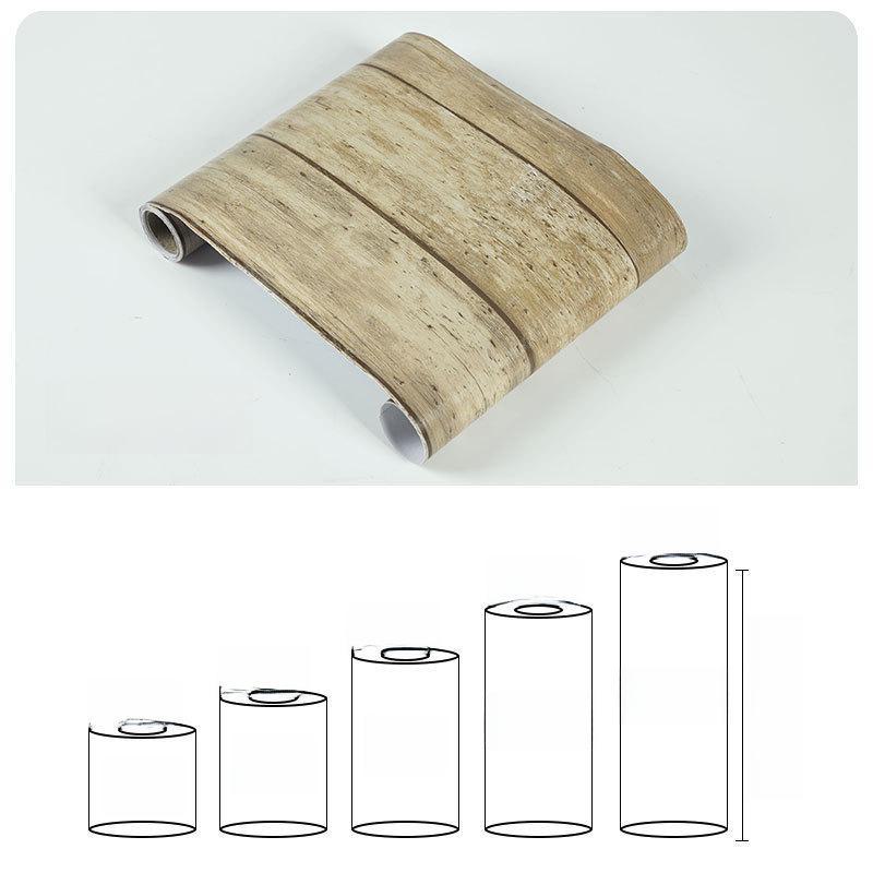 

Самоклеящиеся наклейки на плинтусы с рисунком под дерево для гостиной и спальни. Современное украшение угловой линии в скандинавском стиле из ПВХ-материала. 10cm wide