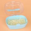 1 Pcs Portable Transparent Hamster Cage With Water Bottle Breathable Travel Carrier Suitable Pets Built-in Water Bottle Feeder
