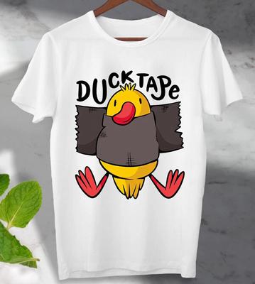 Duck Tape Rubber Toys Joke 100% Cotton T-shirt Mens Tees Top Tee Unisex Men's, Ladies Top