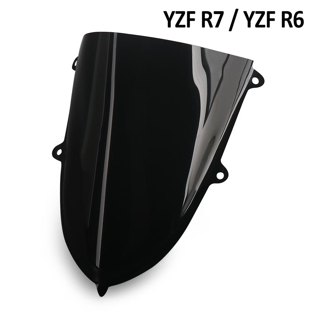 For Yamaha YZF-R7 2021-2025 YZFR7 YZF R7 R6 YZF-R6 New Motorcycle Screen Double Bubble Windshield Deflector Protector WindScreen