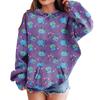 Sweatshirts For Teen Girls Hoodies Long Sleeve Drawstring Pullover Cute Printed Hoodie Top