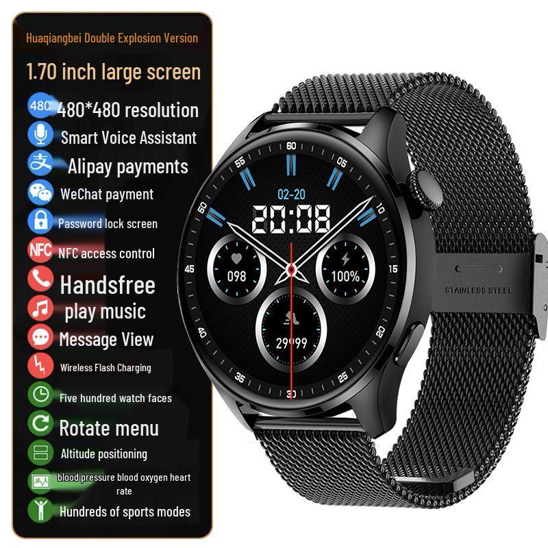 2025 NFC Bluetooth Call T05 Smartwatch GT5Pro for Men & Women