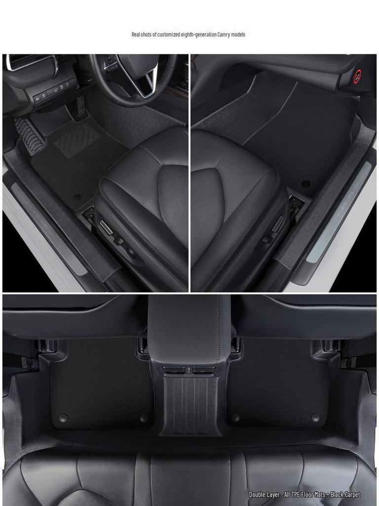 TPE Waterproof Car Floor Mats for Toyota Camry (Generations 7-9, 2012-2026)