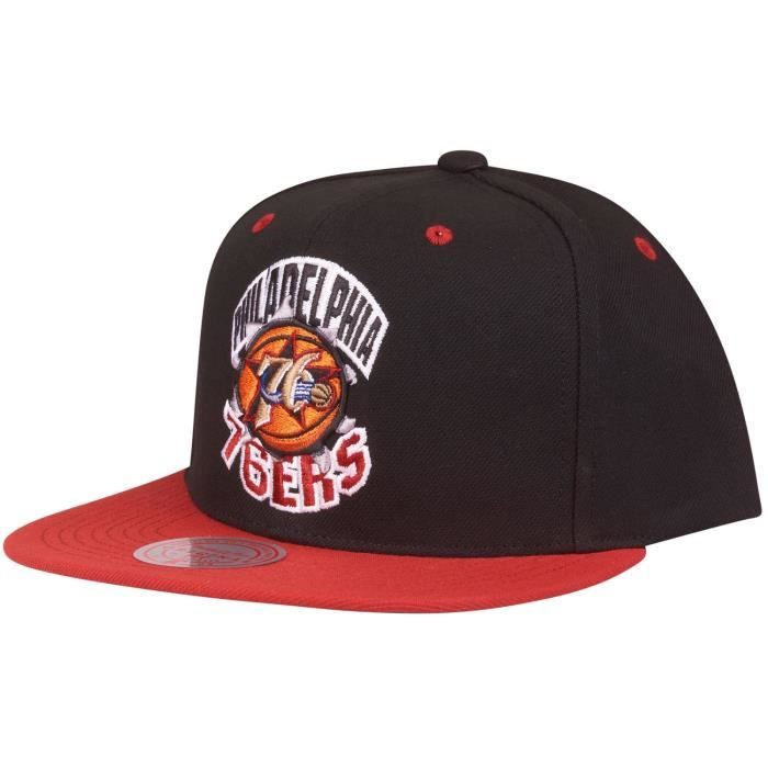 Casquette Snapback BREAKTHROUGH Philadelphia 76ers - MITCHELL & NESS - Homme - Blanc/Noir - Printemps/Été