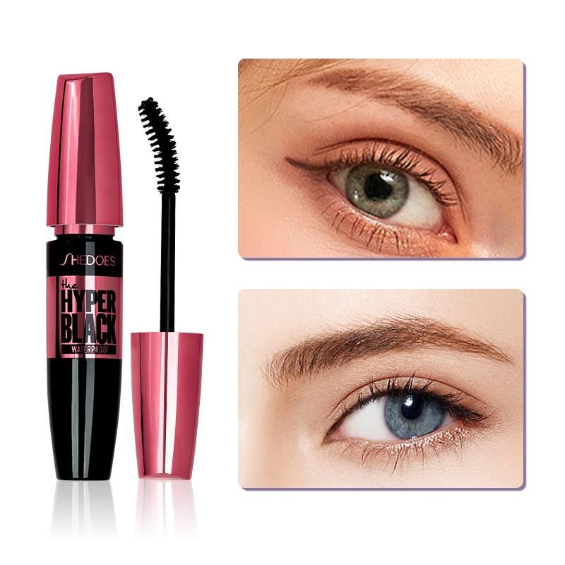 1PC mascara explosion waterproof and sweat-proof dense slender non-smudging mascara