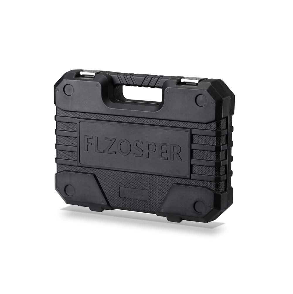 FLZOSPER Flex Ratchet Wrench Ratchet Combination Wrench Perfect for and Mirror Includes Storage Adjustable Angle Set, 72-Gear Set, 6-19mm, 14-Piece