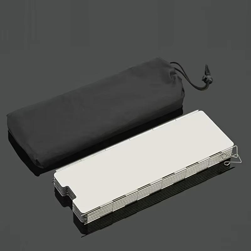 8/10 Plates Aluminum Alloy Gas Stove Wind Shield Outdoor Camping Picnic Cooking Burner Windproof Screen