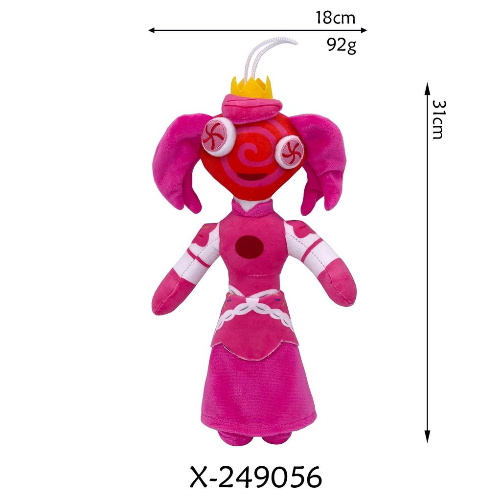 44style The Amazing Digital Plush Toys Amazing Circus Clown Rabbit Plush Dolls Periphery Stuffed Toys Kids Adults Gift