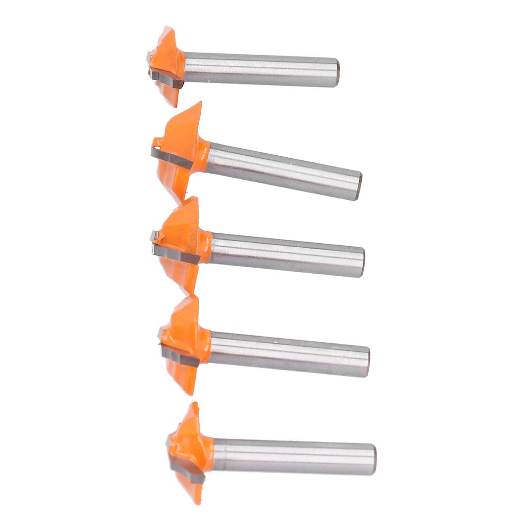 5Pcs 14 Schaft Router Bit für Schrank Tür Holzbearbeitung Cutter Werkzeuge Fräser