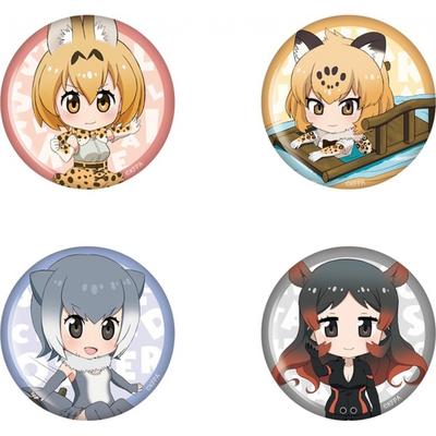 Good Smile Company Kemono Friends Kemono Friends Nendoroid Plus Can Badge Set Savannah Jungle