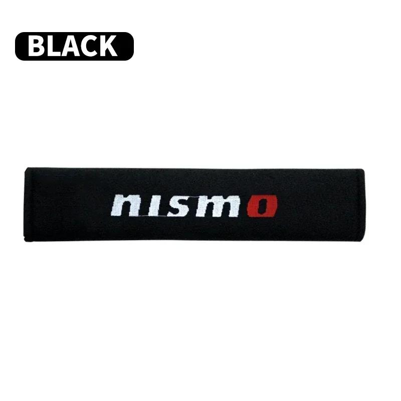 

2025 For Nissan 1/2pcs Suede Car Safety Belts Shoulder Protection For Nissan Nismo Logo Tiida Teana Qashqai Juke X trail Note Al