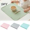 Multi-functional Drawing Pad Silicone Placemat for Toddlers, Non-Slip Food Grade Baby Eating Mat, Toddler Dining Table Mat with Safety Edge, Foldable