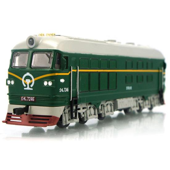 Dětská hračka Retro Diecast Dongfeng Lokomotiva Vláček s LED zvukem
