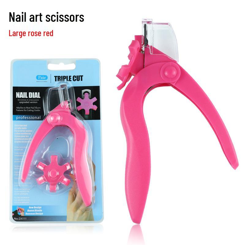 Adjustable Anti-Splash French Cut U-Shaped False Nail Clipper