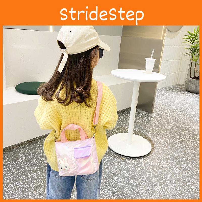 Color One Children Shoulder Handheld Diagonal Cross Bag With Decor Rabbit