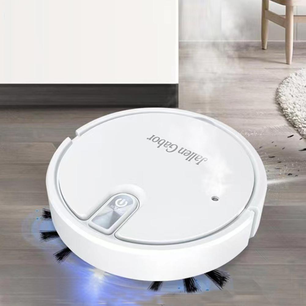 Smart Robot Vacuum Cleaner with Suction Robot Vacuum and Mop with Rubber Brush for Pet Hair Carpets and More