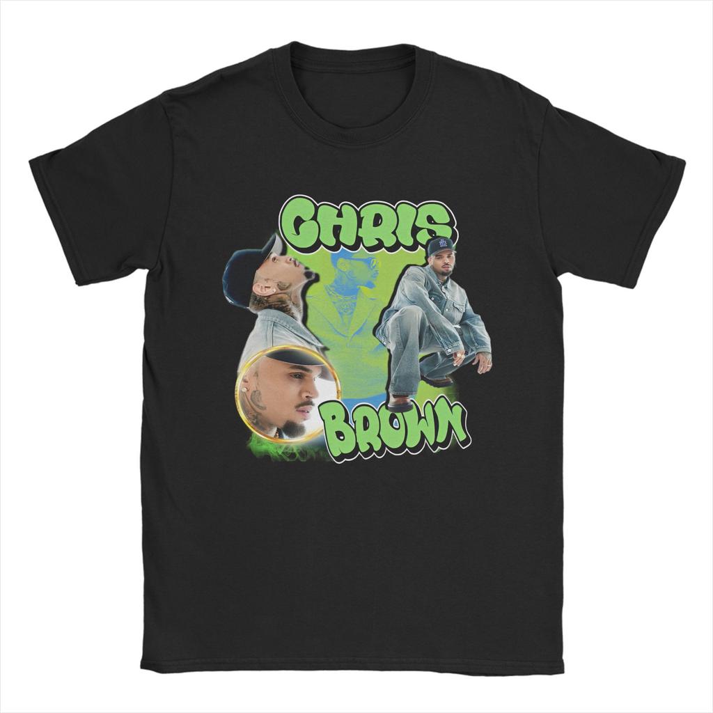 Chris Brown Tour 2025 Bootleg Accessories Unisex T Shirt Pure Cotton Tee New Arrival  T-shirt Clothes