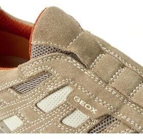 Geox U Snake L Sneakers (U4207L) Beige/dark Orange