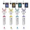 Solar Angel Wind Chime Garden Light - Outdoor LED Decoration