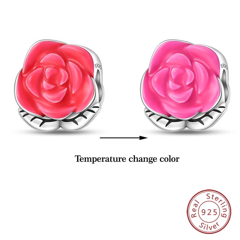 

Fashion Color Changes With Temperature Chameleon Ladybug Copper Charms Beads Fit Qikaola Original Bracelets Fine Diy Jewelry