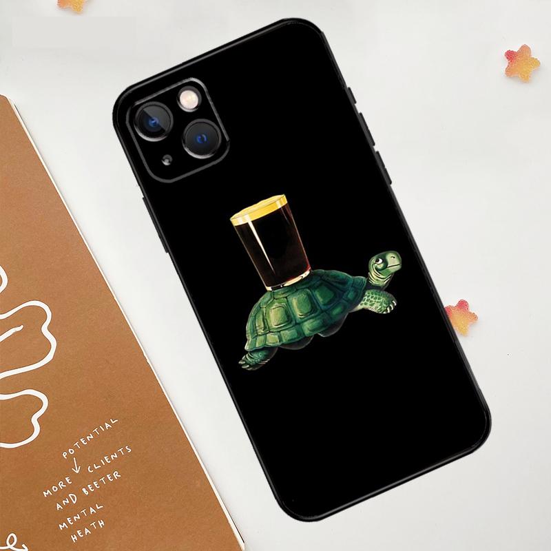 Beer Cup Case For Apple iPhone 16 15 14 12 11 13 Pro Max Mini XR 15 16 Plus 16e Protective Cover