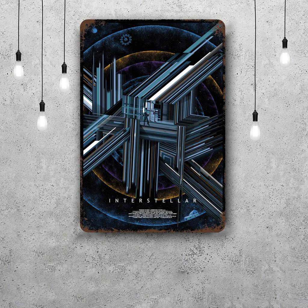 interstellar Decor Vintage Metal Signs Tin Signs Captain Poster Decor for Bar Pub Club Man Cave Wall Decoration