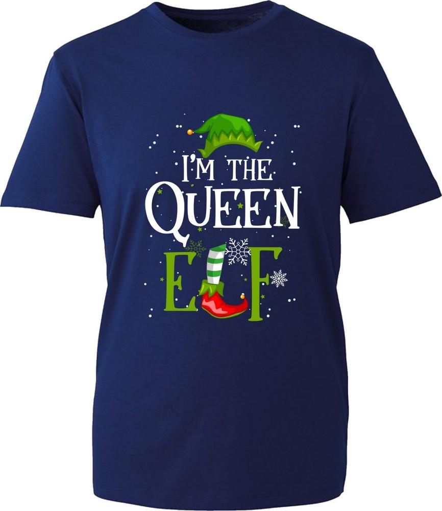 Im The Queen Elf TShirt Christmas Queen Elf Outfit Xmas Holidays Party Tee Top S