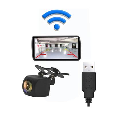 170° Wifi Wireless Car Rear View Cam Backup Reverse Camera Usb Interface