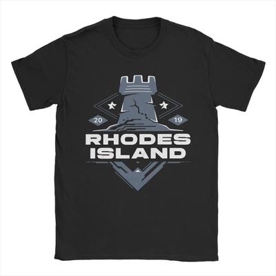 Rhodos Insel Emblem T-Shirt Sommer Baumwoll-T-Shirts Für Männer Mode Lässiges T-Shirt Kurzarm Ästhetische Oberteile