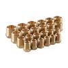 Ac29-Brass Internal Thread Hexagonal Tube Plug 24 Pcs Car Oil Pipe Plugs Oil Plug Accessories 1/8 1/4 3/8 1/2 NTP