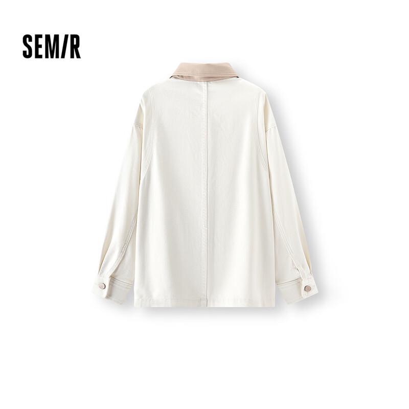 

Semir Women s Loose Fit Mid-Length Denim Jacket L