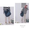 IELGY Denim Bag Large-Capacity One-Shoulder Messenger Korean Version Trendy All-Match Handbag