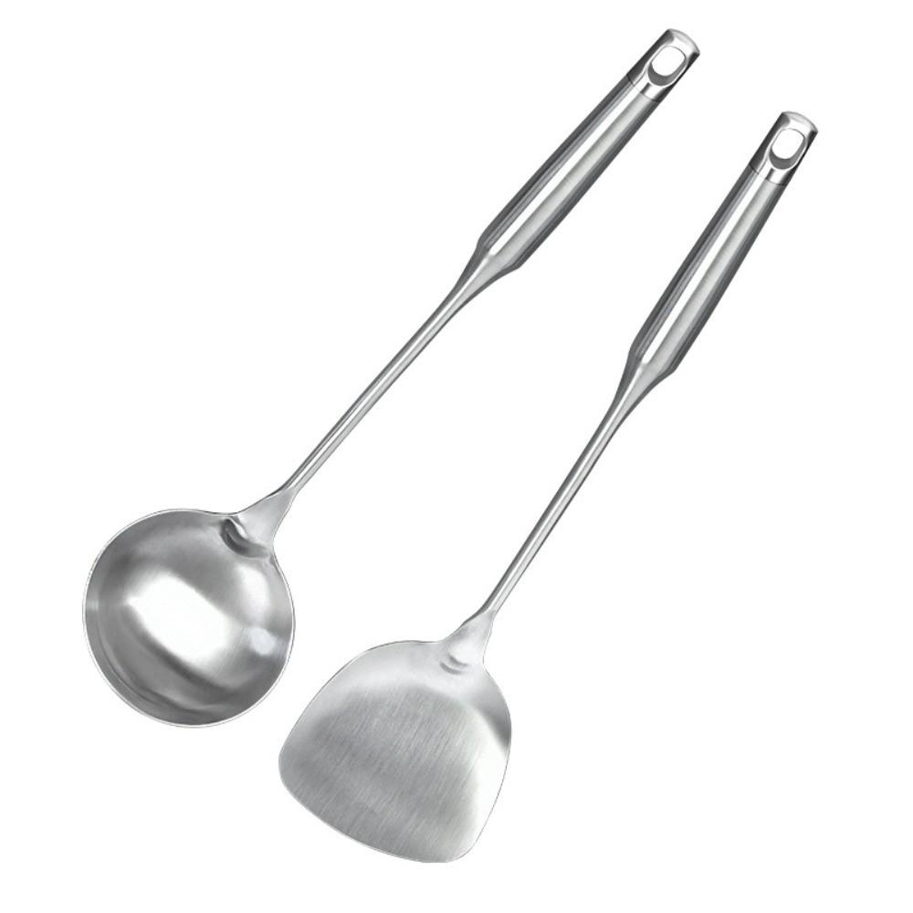 Thickened Kitchen Shovel Spoon Heat Resistance Wok Spatula Spoon  Kitchen