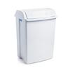 WASTE BIN 49Lts. WHITE SWING COVER LENGTH 400 X WIDTH 335 X HEIGHT 575 MM.